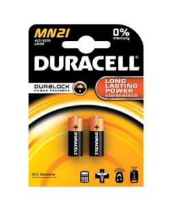 Battery, Alkaline, Size 12V, 2pk, 6pk/bx (UPC# 66150)