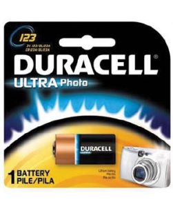 Battery, Lithium, Size DL123A, 3V, 6/bx (UPC# 66191) (Item is considered HAZMAT and cannot ship via Air or to AK, GU, HI, PR, VI)