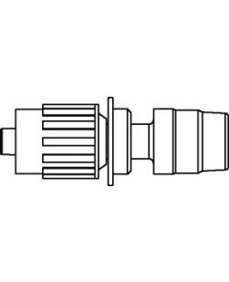 Tevadaptor Luer Lock Adaptor, Converts a Standard Luer Activated Valve For Access, Tevadaptor Syringe Adaptor, DEHP & Latex Free (LF), 100/bx, 4 bx/cs