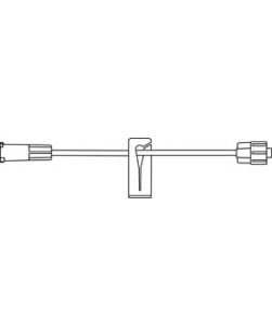 Small Bore Extension Set, Proximal Luer Lock Connection, Distal Luer Lock Connection, Slide Clamp, 0.2mL Priming Volume, 6L, DEHP & Latex Free (LF), 100/cs