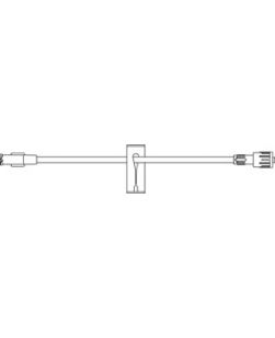 Standard Bore Extension Set, Proximal Luer Lock Connection, Distal SPIN-LOC® Connection, Slide Clamp, 1.9mL Priming Volume, 6L, 100/cs