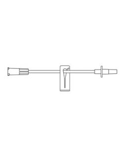 Small Bore Extension Set, Proximal Luer Lock Connection, Distal Luer Slip Connection, Slide Clamp, 0.2mL Priming Volume, 6L, DEPH & Latex Free (LF), 100/cs