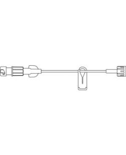 Filtered Gravity Admin Set, 0.2 Micron Filter, SAFELINE Valve Injection Site 6 Above Distal End, SPIN-LOCK Connector, DEHP-Free, Latex Free (LF), 21.0mL Priming Volume, 91L, 15 Drops/mL, 50/cs