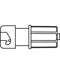 Medic® Plastic Anti-Stick Connector, 1000/ctn