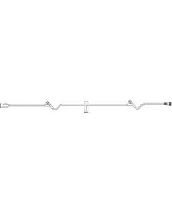 Standard Bore Extension Set, Injection Sites 6 & 24 Above Distal End, Slide Clamp, SPIN-LOCK Connector, 5mL Priming Volume, 32L, DEHP & Latex Free (LF), 50/cs