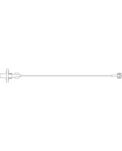 Extension Set, PVC-Free Fluid Path, 0.2 Micron Filter, 0.03 ID, Male & Female Luer Locks, 1.3mL Priming Volume, 60L, Latex Free (LF), 50/cs