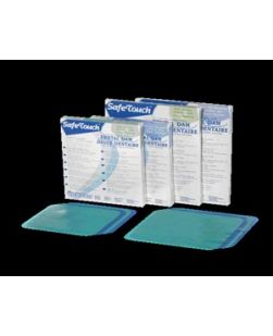 Dental Dam, 5 x 5, Heavy Gauge, Mint, Green, 52bx, 6 bx/cs (Not Available for sale into Canada)