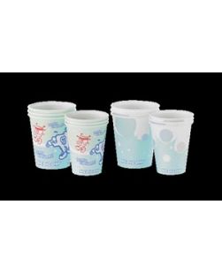 Paper Cup, 4 oz, Healthy Teeth Design, 100/slv, 10slv/cs (Not Available for sale into Canada)