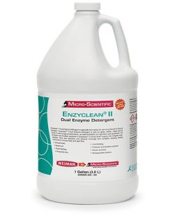 Dual Enzyme Instrument Detergent with No Suds, 1 Gal Bottle, 4/cs