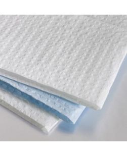 Tissue-Overall Embossed Towel, 13½ x 18, White, 2-Ply, 500/cs (63 cs/plt)