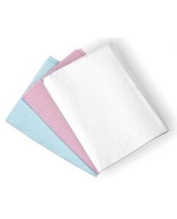 Towel, Econoback 2-Ply Paper, Poly, 19 x 13, Blue, 400/cs