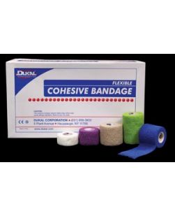 Bandage, Cohesive, 1, Non-Sterile, Assorted Colors, 5 yds/rl, 30 rl/bx