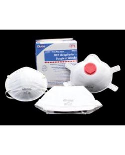 N95 Particulate Respirator Masks, Flat, Folded, 20/bx, 12 bx/cs