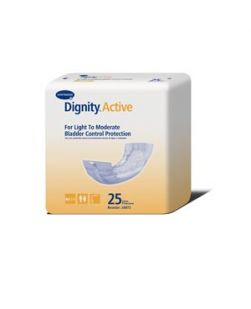 Dignity® Active Insert, For Light to Moderate Protection, 4 x 12, White, 25/bg, 8 bg/cs