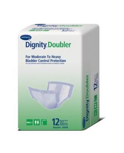 Dignity® Doubler, For Moderate to Heavy Protection, 13 x 24, White, 12/bg, 6 bg/cs