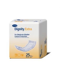 Dignity® Extra Insert, For Light to Moderate Protection, 4 x 12, White, 25/bg, 10 bg/cs