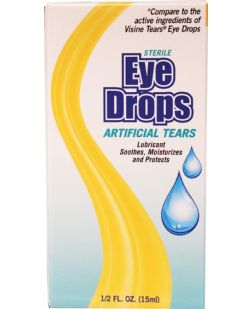 Artificial Tears Eye Drops, 0.5 oz, Compared to the Active Ingredients of Visine® Tears, 48/cs (Not Available for sale into Canada)