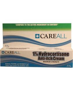 Hydrocortisone Cream 1%, 1 oz, Compared to the Active Ingredients in Cortaid®, 24/bx (Not Available for sale into Canada)