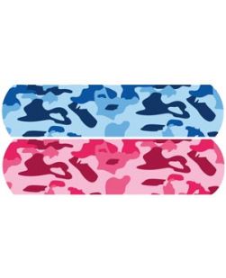 Blue and Pink Camo, 3/4 x 3, Stat Strip®, 100/bx, 12 bx/cs