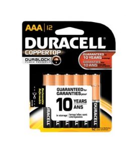 Battery, Alkaline, Size AAA, Recloseable, 12pk, 12 pk/cs (UPC# 78164)