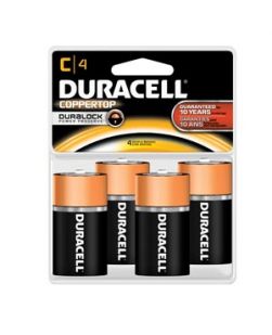 Battery, Alkaline, Size C, 4pk, 18 pk/cs (UPC# 13848)