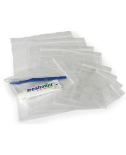 Reclosable Clear Bag with White Block, 2 Mil, 2 x 2, 100/bg, 10 bg/cs