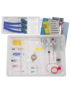 Continuous Full Epidural Tray, 18G x 3½ Hustead Needle, 20G Closed Tip Catheter, Clear Plastic Fenestrated Drape & Drugs (Rx), 10/cs **Temporarily Unavailable for Sale**