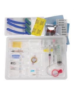 Continuous Epidural Tray, 18G x 3½ Tuohy-Schliff Epidural Needle, 20G Closed Tip Catheter & 5cc Luer Slip Glass LOR Syringe (Rx), 10/cs **Temporarily Unavailable for Sale**