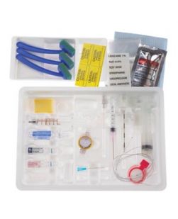 Continuous Full Epidural Tray, 17G x 3½ Tuohy Needle, 18G Closed Tip Catheter, Clear Plastic Fenestrated Drape & Drugs (Rx), 10/cs