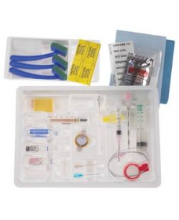 Continuous Epidural Tray, 18G x 3½ Tuohy Needle, 20G Closed Tip Catheter & 10cc Luer Lock Glass Syringe (Rx), 10/cs
