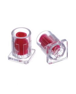 Tamper-Evident Syringe Cap, Used For Capping Luer Lock Tip IV Syringes, Red, DEHP & Latex Free (LF), 10/pk, 50 pk/cs (Product on Vendor Allocation - Shortage - Contact us for Availability)