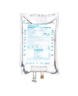 Replacement Preparation Sodium Chloride, Preservative Free 0.9% Intravenous IV Solution Flexible Bag 500 mL SOD CHL, IVSOL PVC DEHP FREE 0.9% 500ML (24/CS)