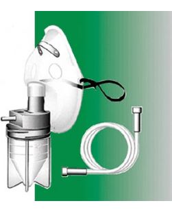 Up-Mist Medication Nebulizer, Adult Mask Elongated & 7 ft Tubing, Single Patient Use, 50/bx