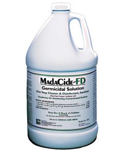 MadaCide-FD Disinfectant/ Cleaner, 1 Gallon Bottle, 4/cs