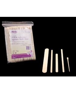 Spa Wood Applicator, ¼ x 3½, X-Small, 100/pk, 25 pk/cs