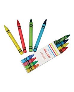 Crayons, 4-Box, 12 bx/pk, 64 pk/cs