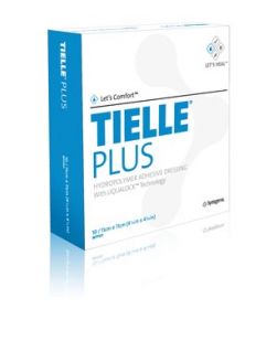 Tielle Plus Dressing, 5 7/8 x 5 7/8, 10/bx, 5 bx/cs (was #5444) (Not Available for Sale into Canada)