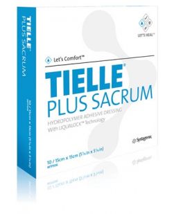 Tielle Plus Sacrum Dressing, 5 7/8 x 5 7/8, 10/bx, 5 bx/cs (Not Available for Sale into Canada)