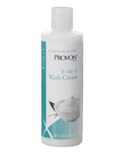 Wash Cream, 8 fl oz Squeeze Bottle, 48/cs