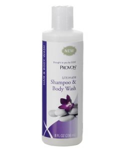 Shampoo & Body Wash, 8 oz Squeeze Bottle, 48/cs (64 cs/plt)