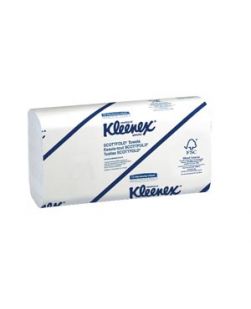Kleenex® ScottFold Towels, 1-Ply, 120 sheets/pk, 25 pk/cs (24 cs/plt) (091451)