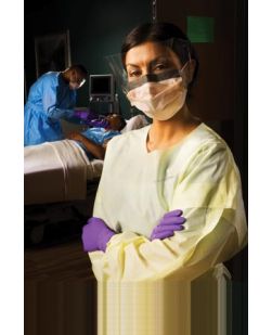 Isolation Gown, Yellow, X-Large, 100/cs