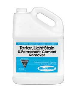 Tartar, Light Stain & Permanent Cement Remover, Gallon Bottle, 4/cs (40 cs/plt) (Item is considered HAZMAT and cannot ship via Air or to AK, GU, HI, PR, VI)