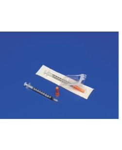 Insulin Syringe, ½mL, 28G x ½, 100/bx, 5 bx/cs (Continental US Only)
