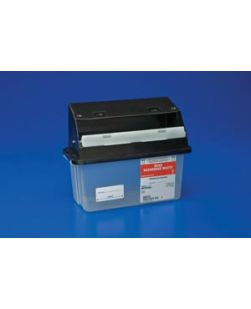 Hazardous Waste Container, Counterbalance Lid, Black, 5 Qt, 14/cs (Continental US Only)