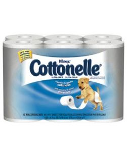 Cottonelle® Ultra Soft Bath Tissue, White, 12/pk, 4 pk/cs (30 cs/plt)