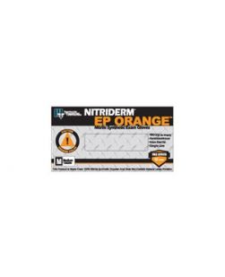 Gloves, Exam, XXX-Large, Nitrile, Non-Sterile, PF, Textured, 6.5 mil Finger Thickness, High Risk, Orange, 100/bx, 10 bx/cs