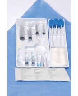 Tray Includes 18G x 1 Needle 22G x 1 Needle 25G x 1 Needle 3cc Plastic Syringe 5cc Plastic Syringe 1
