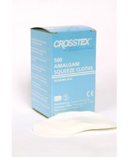 Squeeze Cloth Amalgam, 3 Dia, 500/bx