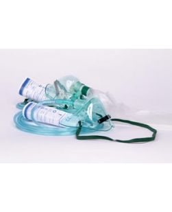 Medium Concentration Oxygen Mask, Child, 7 ft No-Crush Oxygen Tubing, Single Patient Use, 50/bx